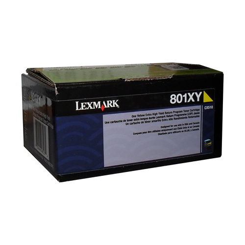 Lexmark CX510 Yellow Return Program 4K Toner Cartridge