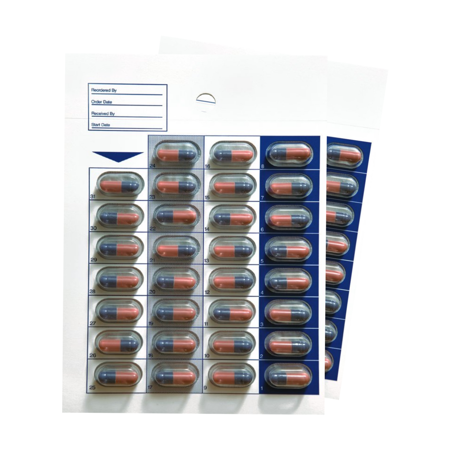 Omnicell SureMed™ 31 Day Cold Seal Card Roha Health