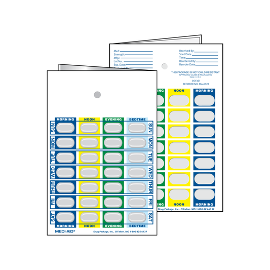 1-Piece Bi-Fold Blister Packs
