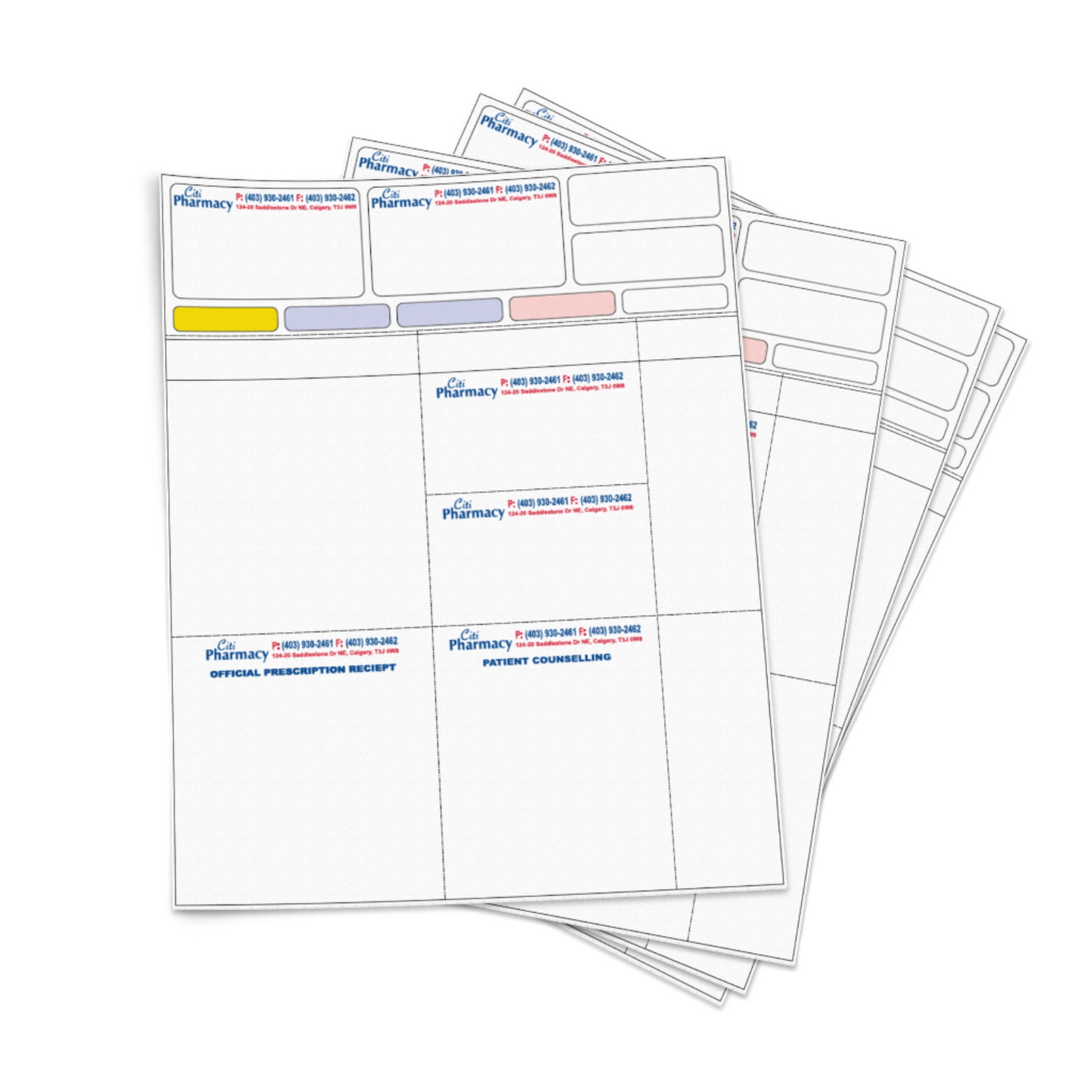 Dual-Web Laser Labels (Citi Pharmacy) – Roha Health