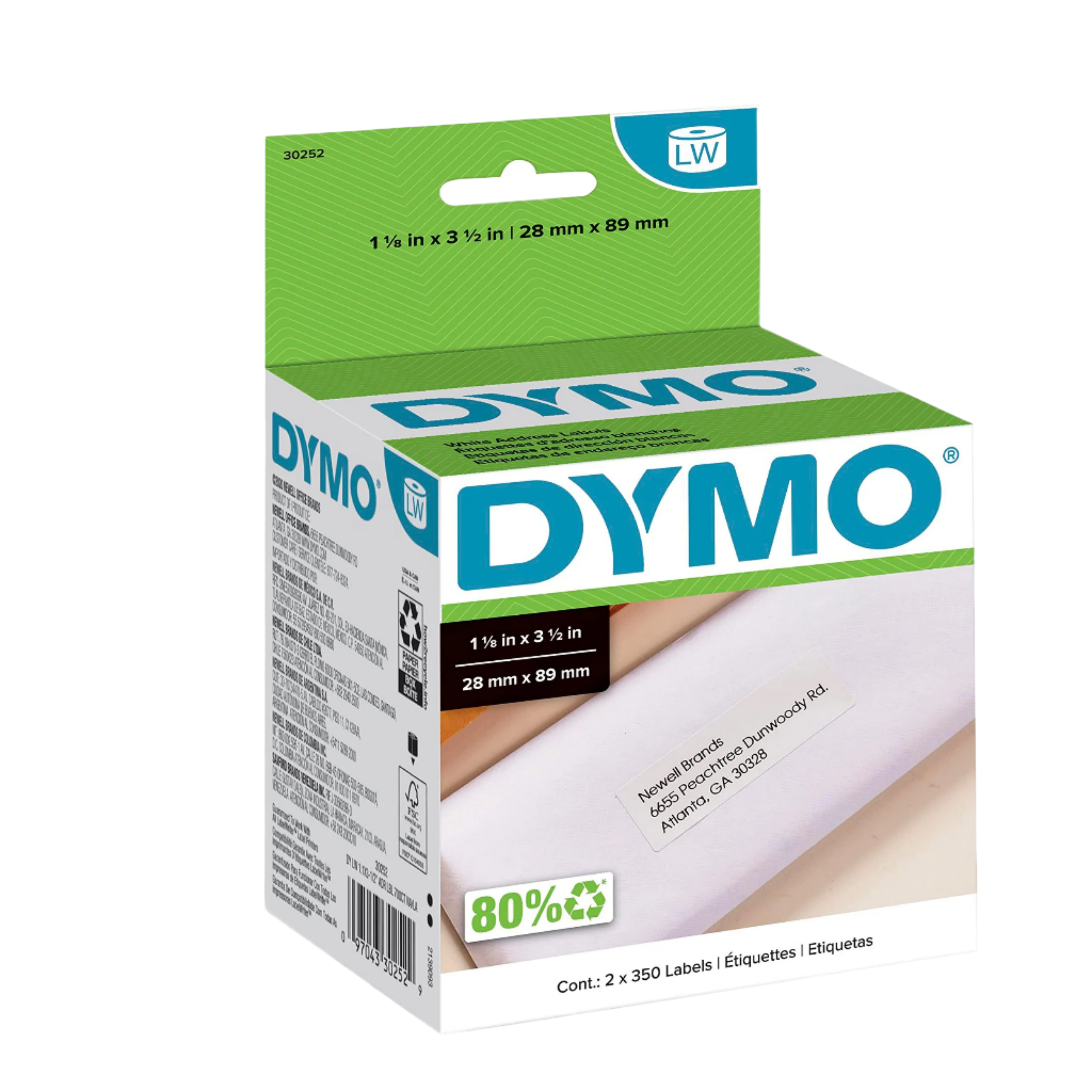 Dymo® 30252 LabelWriter™ White Address Labels – Roha Health