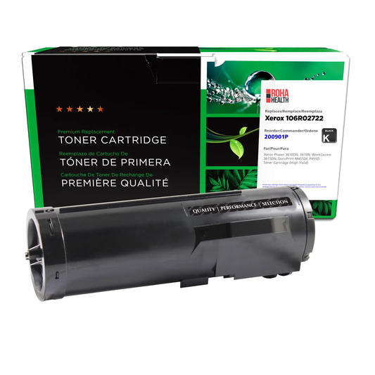 Remanufactured Xerox 106R02722 High-Yield Toner